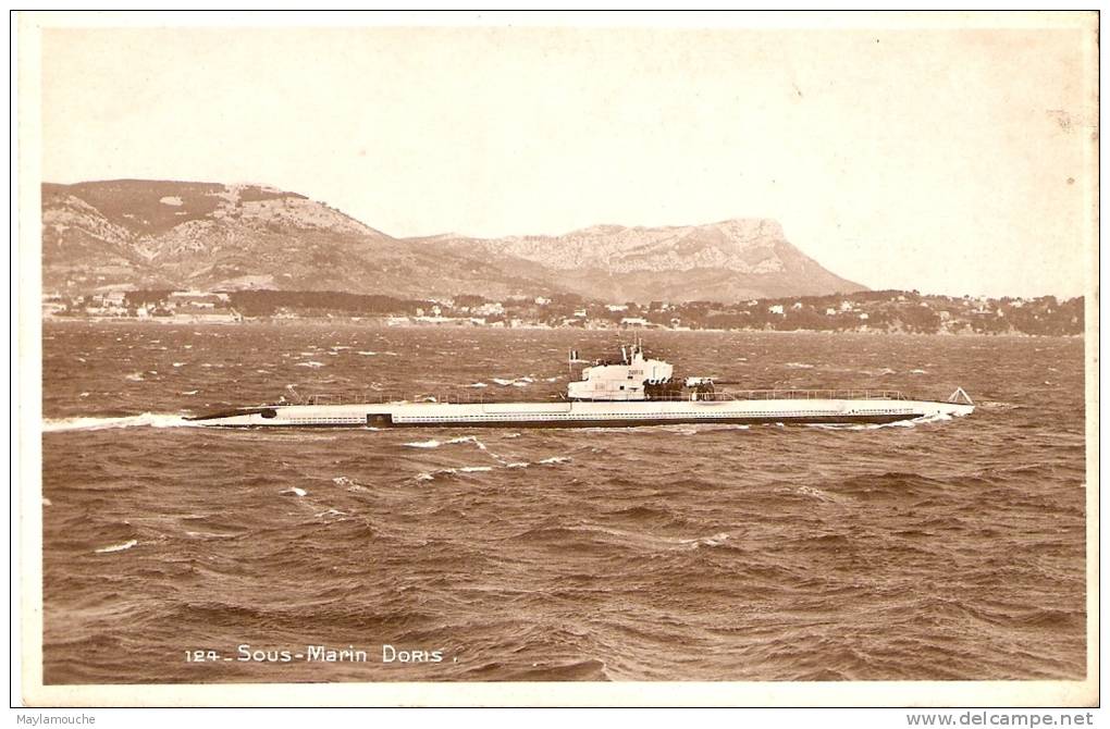 Sous-marin Doris - Onderzeeboten