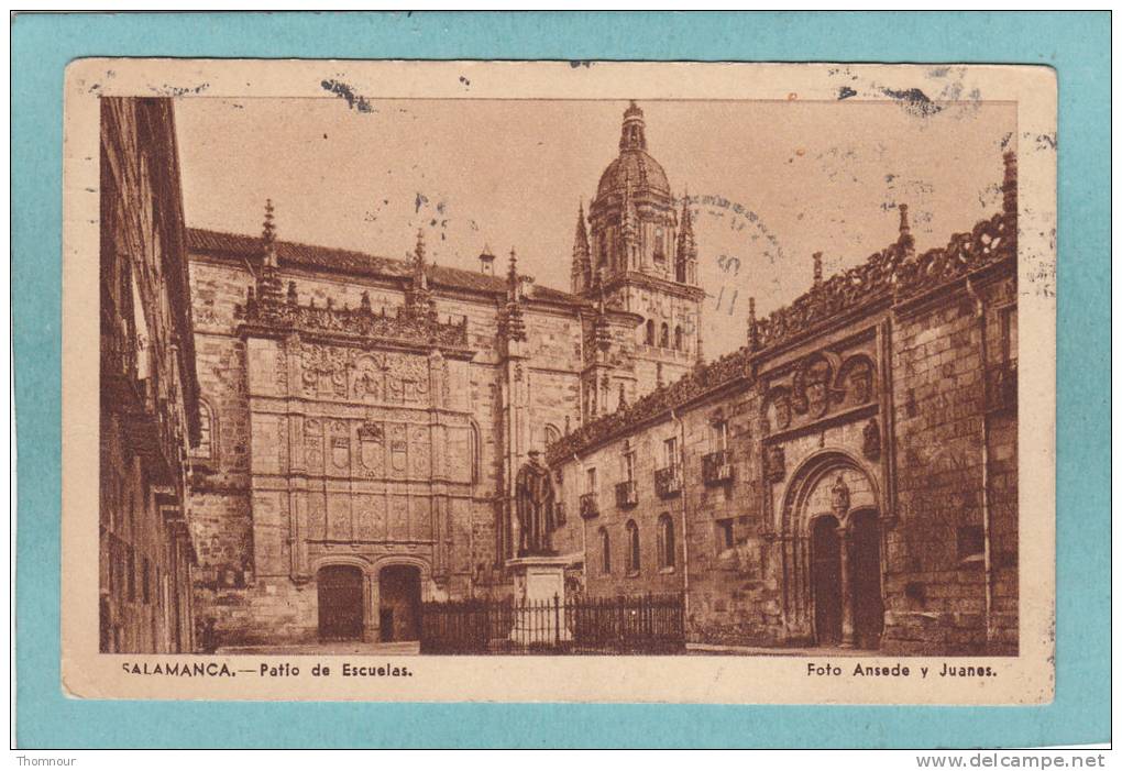 SALAMANCA   -  Patio  De  Escuelas    -  1935   -  BELLE CARTE  - - Salamanca