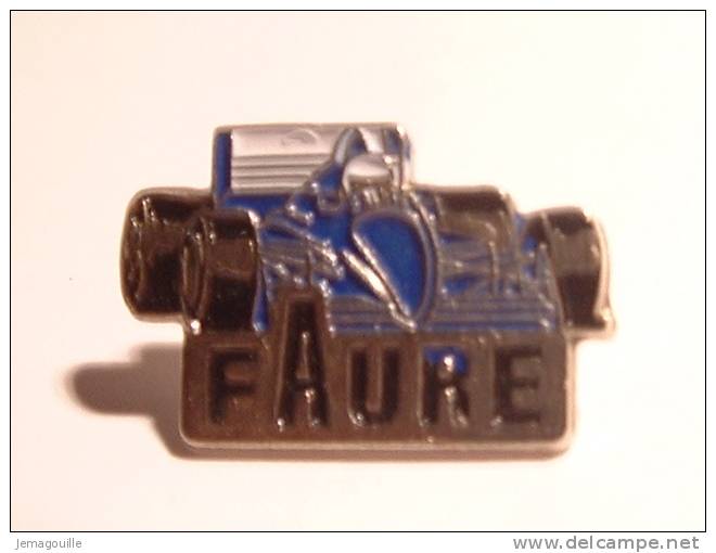Pin's - FAURE F1 - Automobile - F1