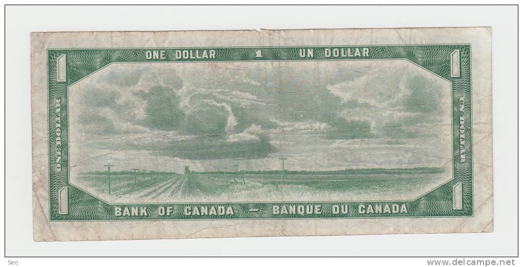 Canada 1 Dollar 1954 QEII F+ P 74a 74 A - Kanada