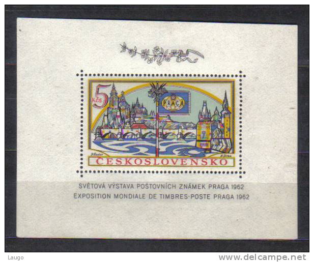 Czechoslovakia Mi Bl 18A   PRAGA 1962  Block  MNH - Hojas Bloque