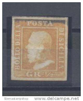 SICILY - 1/2GR. PLATE 1, POSITION 13 - V4684 - Sicile