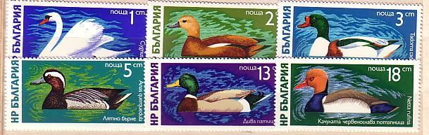 BULGARIA  / Bulgarie 1976  BIRDS - WATER     6 V.-MNH** (neuf) - Konvolute & Serien