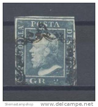 SICILY - 2GR. PLATE 1, POSITION 63 - V4712 - Sicilia