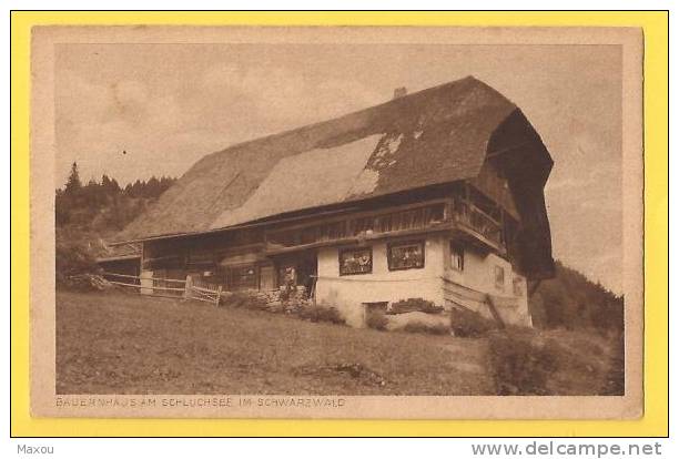 ALLEMAGNE / BAUERNHAUS AM SCHLUCHSEE Im Schwarzwald (CPA 1923) - Schluchsee