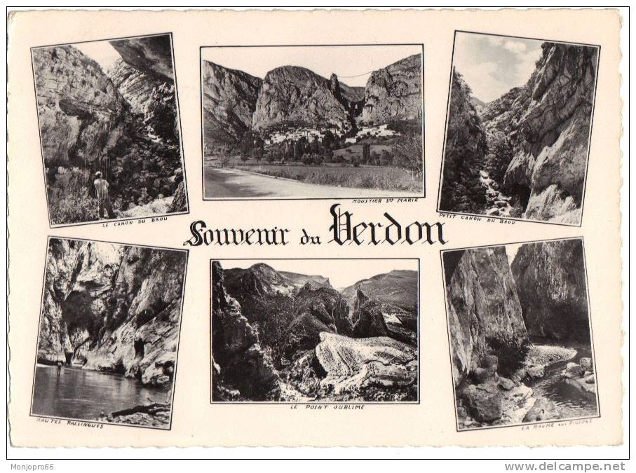 CPSM Du Souvenir Du Verdon - Egée (Calino)