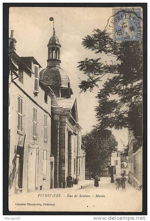 DF / 45 LOIRET / PITHIVIERS /  RUE DE SENIVES - MUSEE / CIRCULEE EN 1930 - Pithiviers