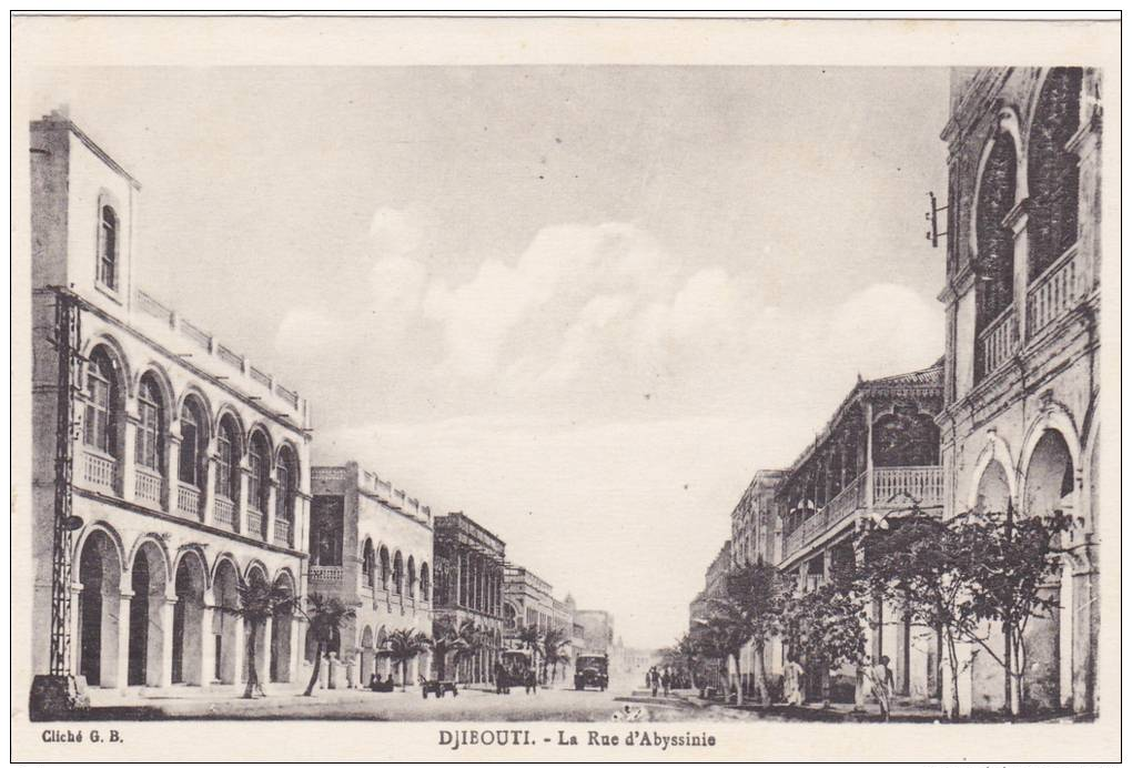 La Rue D'Abyssinie, Djibouti, Africa, 1900-1910s - Djibouti