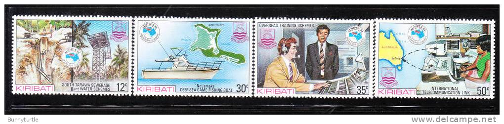 Kiribati 1984 Ausipex Telecommunication Sewer Water System MNH - Kiribati (1979-...)