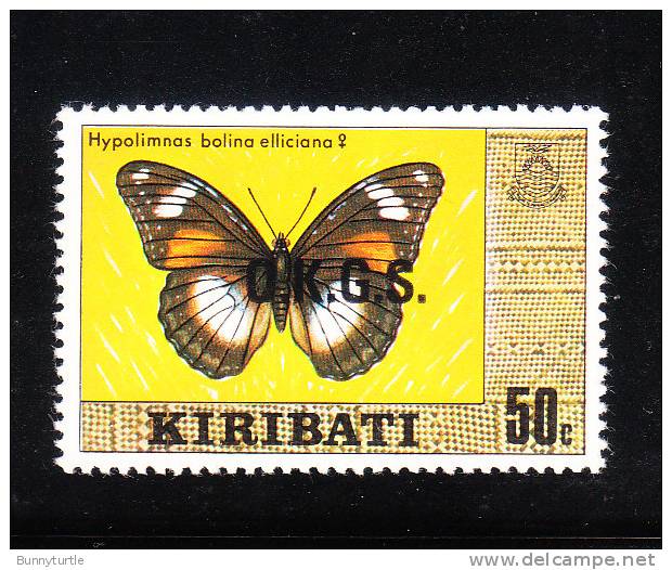 Kiribati 1981 Official Stamp 50c Butterfly MNH - Kiribati (1979-...)