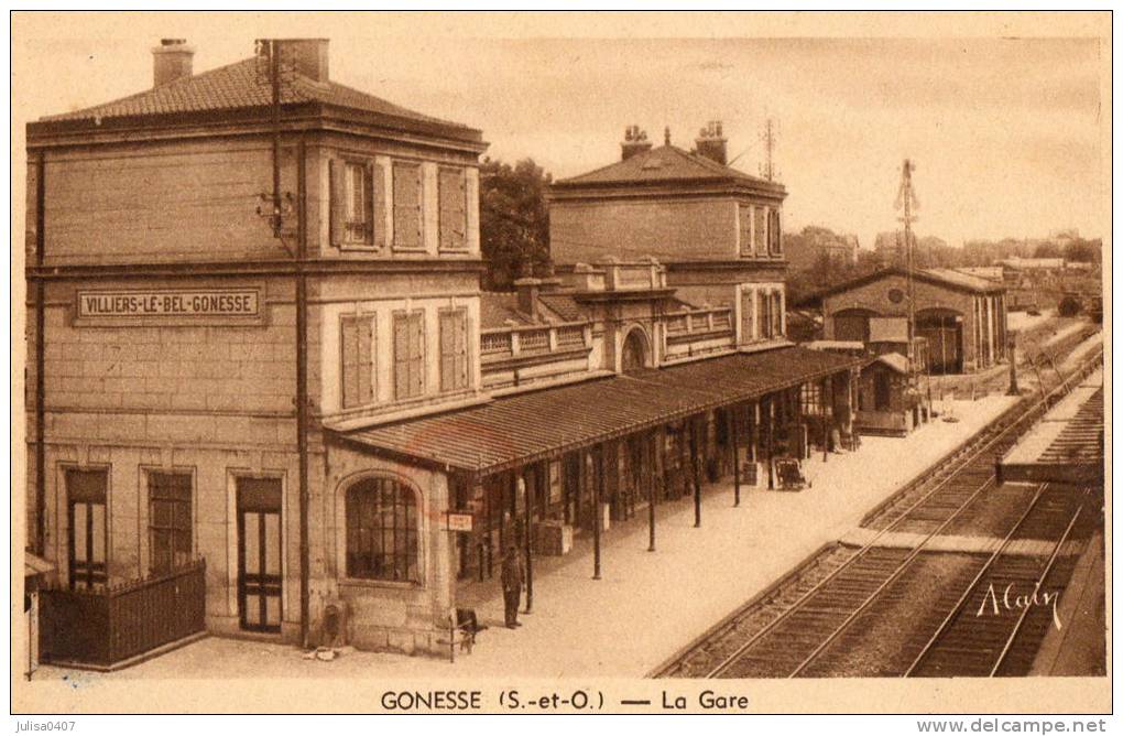 GONESSE (95) Vue Intérieure De La Gare - Gonesse