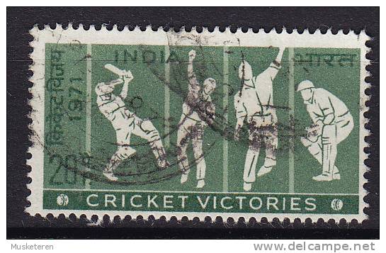 India 1971 Mi. 534    20 P Cricket Victories - Used Stamps