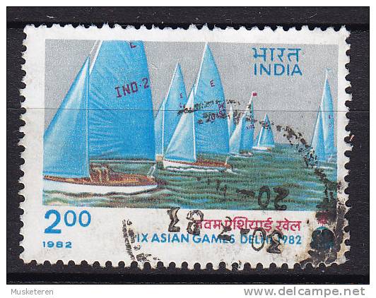 India 1982 Mi. 930    2 R Asian Games Delhi Segln Sailing - Nuevos