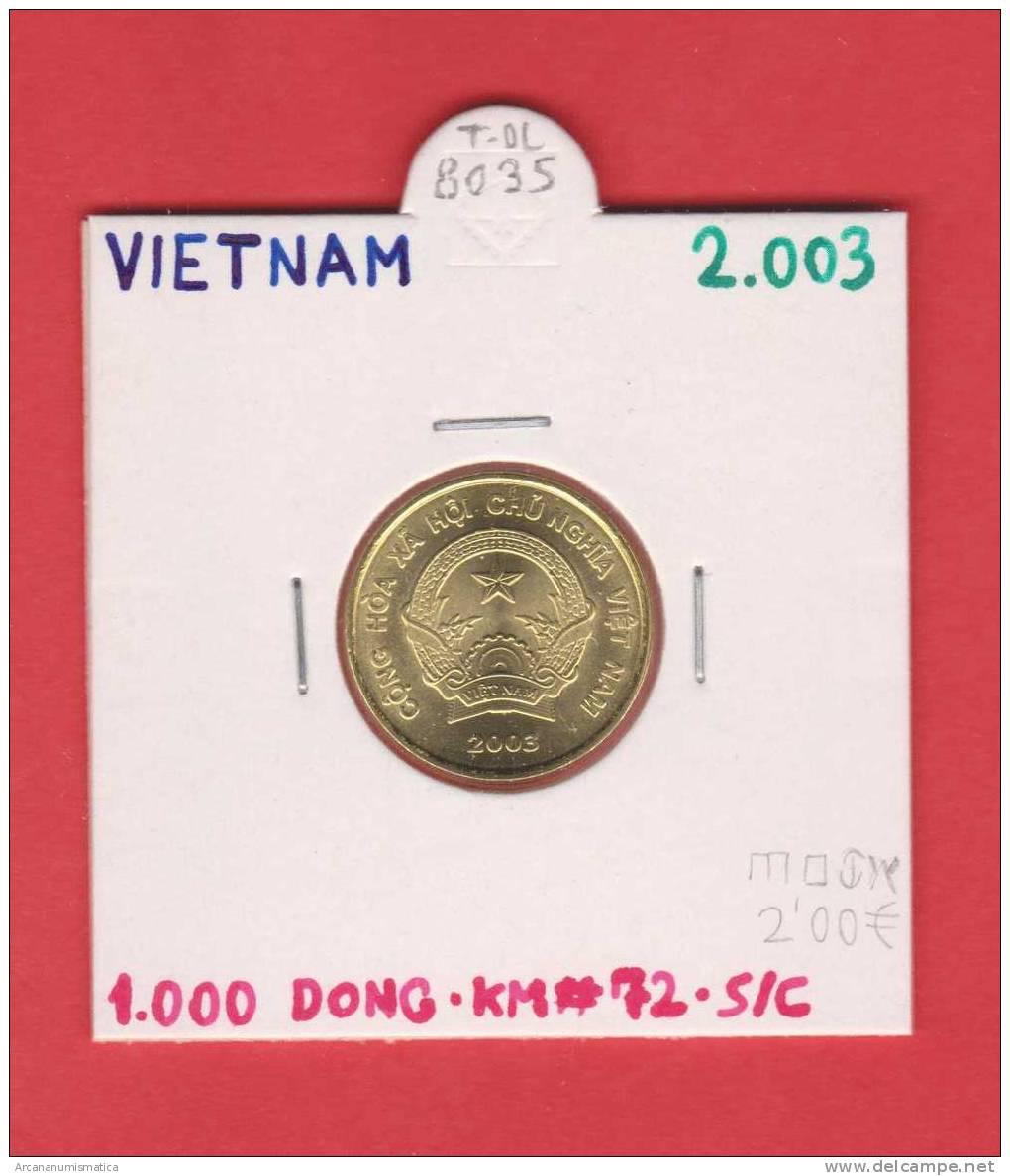VIETNAM    1.000  DONG   2.003   KM#72     SC/UNC      DL-8035 - Vietnam