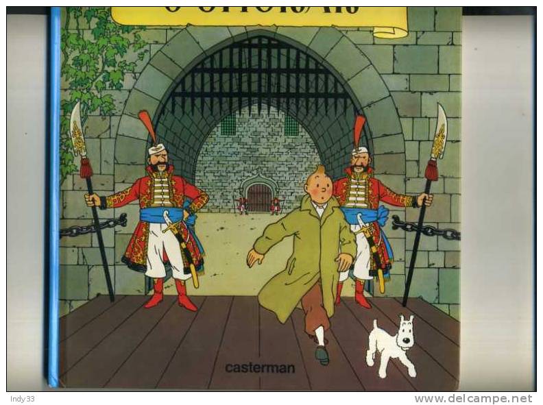 - TINTIN . LE SCEPTRE D'OTTOKAR . CASTERMAN COPYRIGHT RENEWED 1975 - Tintin