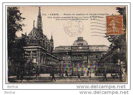 75 PARIS 02  - Palais De Justice Et Sainte Chapelle - Arrondissement: 02