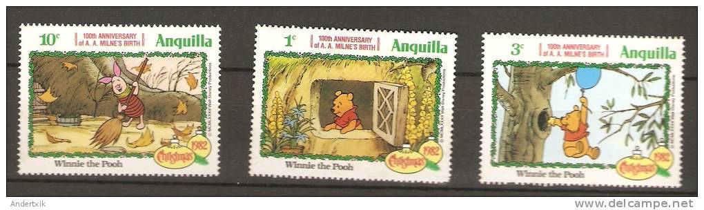 Anguilla - Winnie The Pooth - DISNEY, Cartoons, BD, Comic - Anguilla (1968-...)