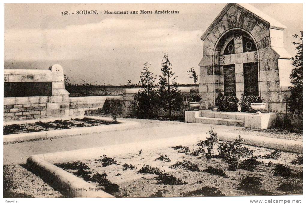 SOUAIN - Monument Aux Morts Americains - Souain-Perthes-lès-Hurlus