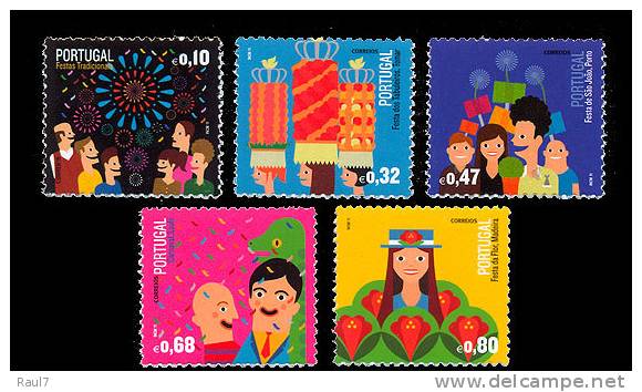 PORTUGAL 2011 5v** (MNH)Fêtes Traditionnelles  Portugaise - Unused Stamps