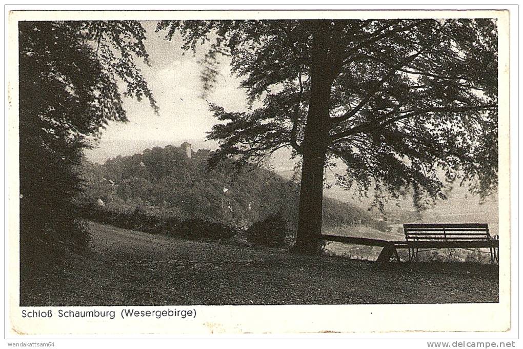 AK 6502 Schloß Schaumburg (Wesergebirge) 11. 8. 41 RINTELN D Nach Recklinghausen Mit 1 X 6 PF Deutsches REICH - Limburg