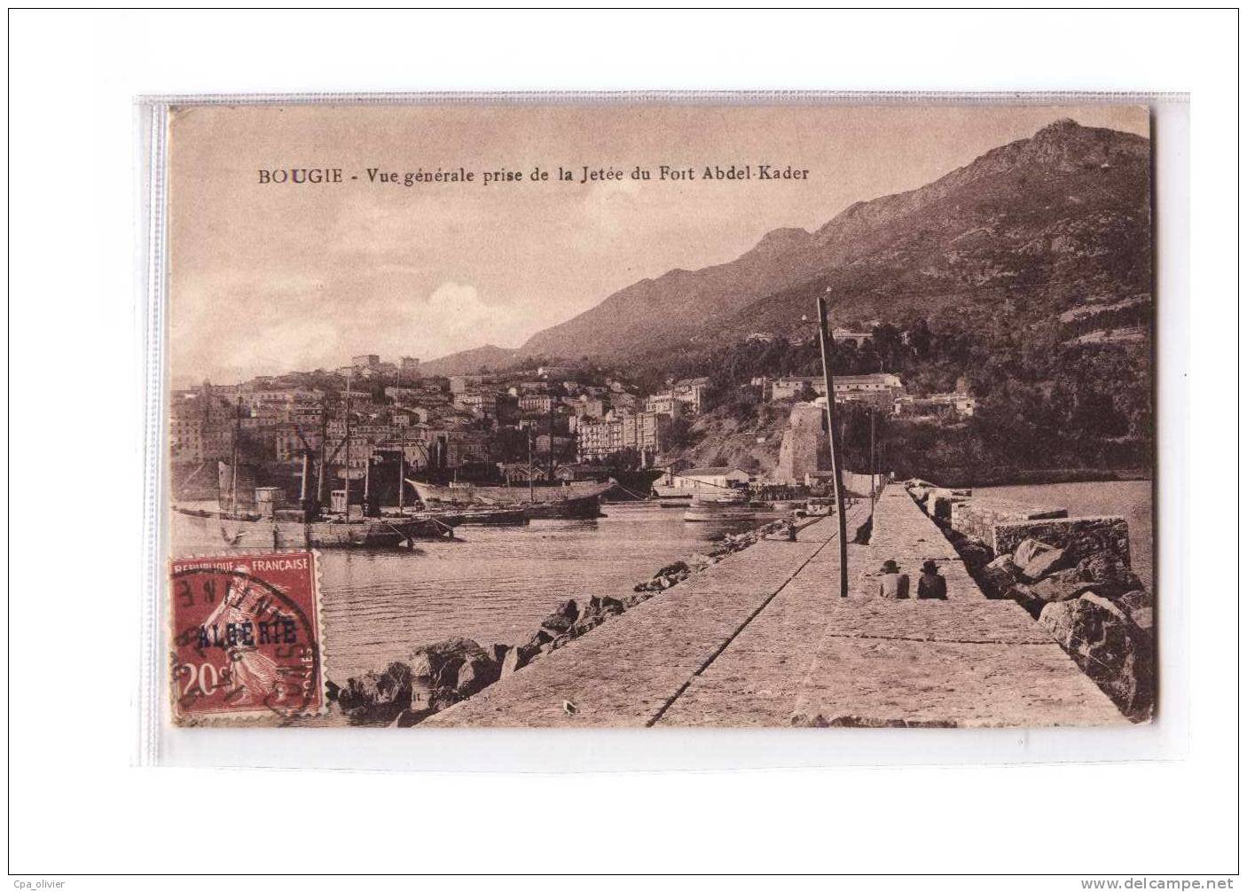 ALGERIE Bougie Vue Générale, Prise Jetée Fort Abdel Kader, Ed Photo Albert, 1925 - Bejaia (Bougie)