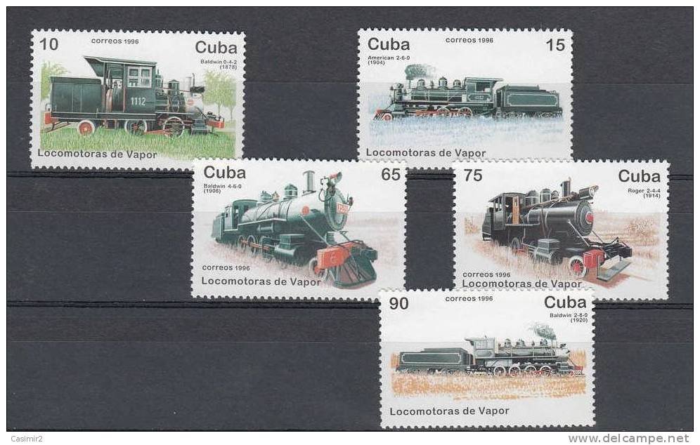 NEUF SERIE COMPLETE YVERT N°3552..3556 CUBA - Nuovi