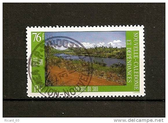 Timbre Oblitéré De Nouvelle Calédonie, N°526 Y Et T, 1986, Paysage Du Sud - Used Stamps