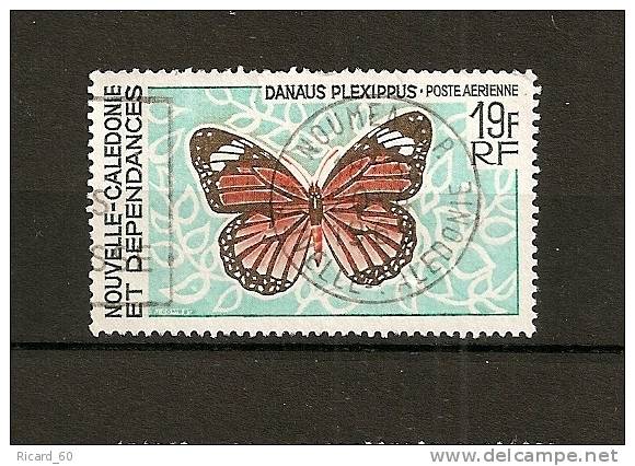 Timbre Oblitéré De Nouvelle Calédonie, N°92 Poste Aérienne, Y Et T, 1967, Papillon - Oblitérés