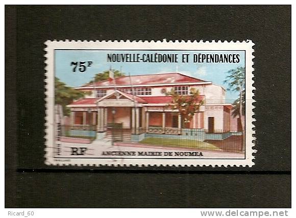 Timbre Oblitéré De Nouvelle Calédonie, N°174 Poste Aérienne, Y Et T, 1976, Ancienne Mairie De Nouméa - Used Stamps