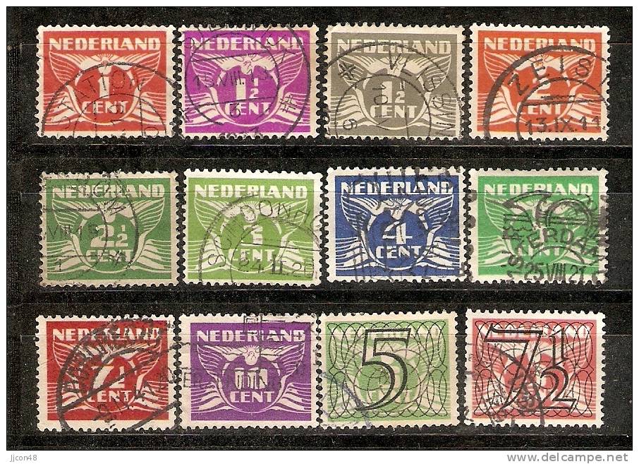 Nederland 1924-35  (o) - Gebruikt
