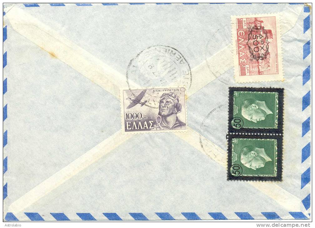 1947 Lettre De Greece Vers London. Cover Voir 2 Scan - Brieven En Documenten