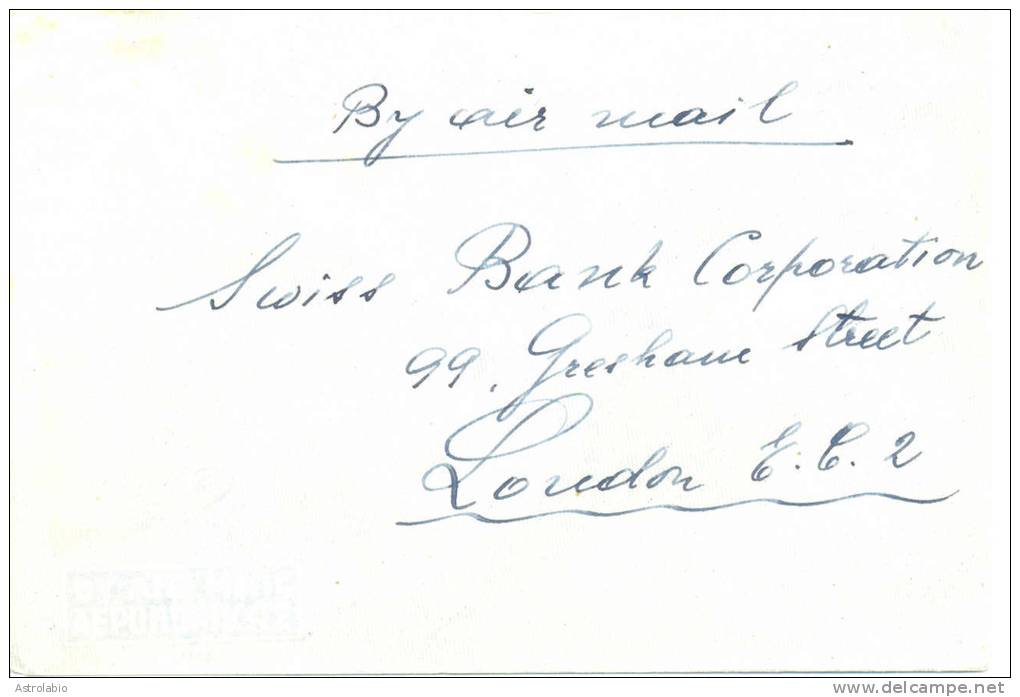 1947 Lettre De Greece Vers London. Cover Voir 2 Scan - Cartas & Documentos