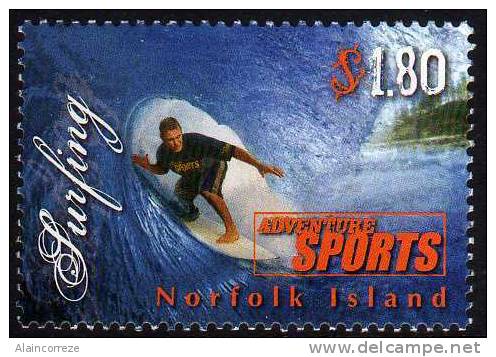 Australie Norfolk Island Sport Aventure Planche De Surf Surfer Surfing - Ungebraucht