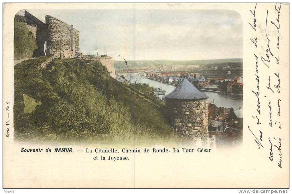 Belgique -réf B 18 Namur :  La Citadelle Chemin De Ronde - Autres & Non Classés