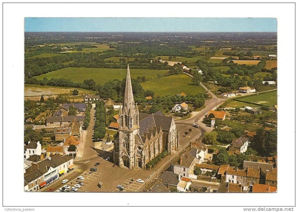 Cp, 44, Saint-Philibert-de-Grand-Lieu, La Place De L'Eglise, Voyagée 1979 - Saint-Philbert-de-Grand-Lieu