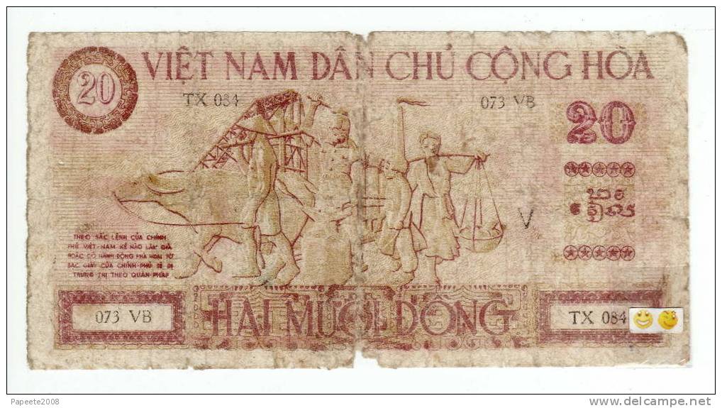 NORD VIET-NAM - 20 DONG / HO CHI MINH - 1946 ND - TB - Vietnam