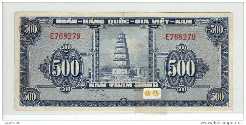 VIET-NAM / SUD - 500 DONG / 1955 - SUP - "A Saisir" - Vietnam