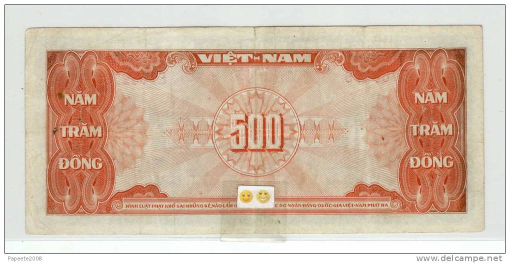 VIET-NAM / SUD - 500 DONG / 1955 - SUP - "A Saisir" - Viêt-Nam