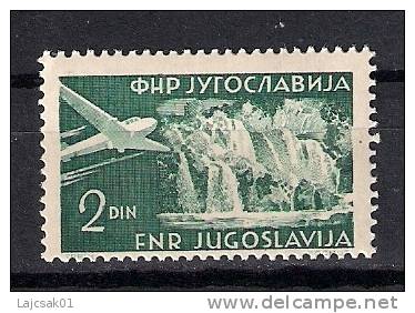 Yugoslavia 1951 Air Mail 2 Dinara Mi.629 MNH - Unused Stamps
