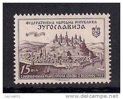 Yugoslavia 1952. Philatelic Exhibition In Belgrade Mi.707 MNH - Neufs