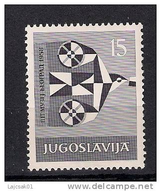 Yugoslavia 1958. Postal Museum Belgrade Mi.851 MNH - Unused Stamps