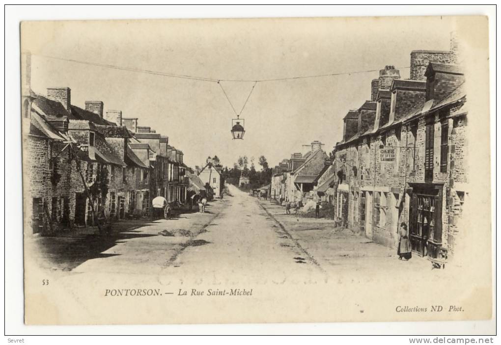 PONTORSON. - La Rue Saint-Michel - Pontorson