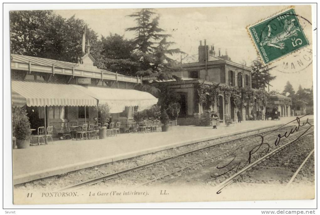 PONTORSON. - La Gare (vue Intérieure) - Pontorson