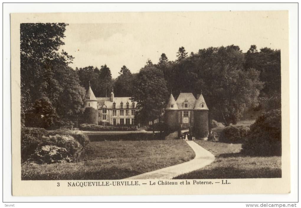 NACQUEVILLE -URVILLE. - Le Château Et La Poterne - Andere & Zonder Classificatie
