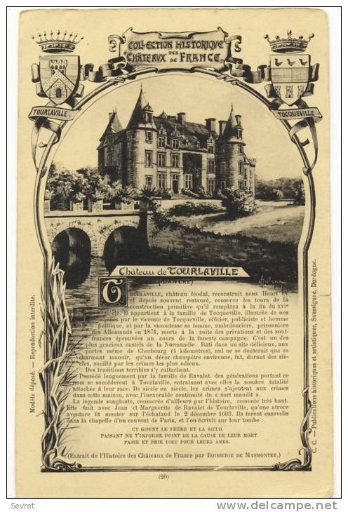 TOURLAVILLE. - Le Château - Andere & Zonder Classificatie