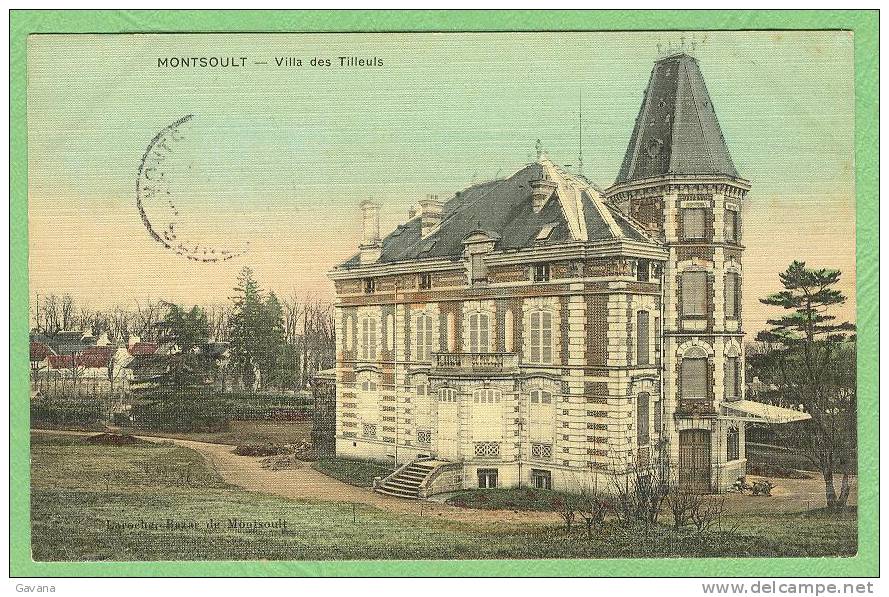 95 MONTSOULT - Villa Des Tilleuls (carte Toilée) - Montsoult