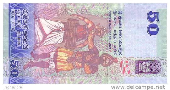 SRI  LANKA   50 Rupees  Daté Du 01-01-2010     ***** BILLET  NEUF ***** - Sri Lanka