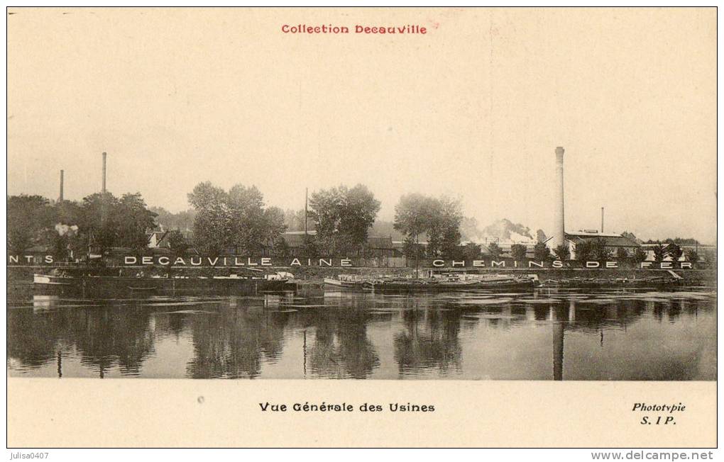 CORBEIL ? (91) Vue Des Usines Decauville - Corbeil Essonnes