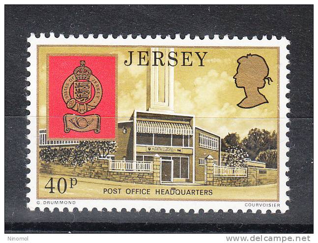 Jersey   -   1976.  Post Office  Headquarters.  MNH - Post