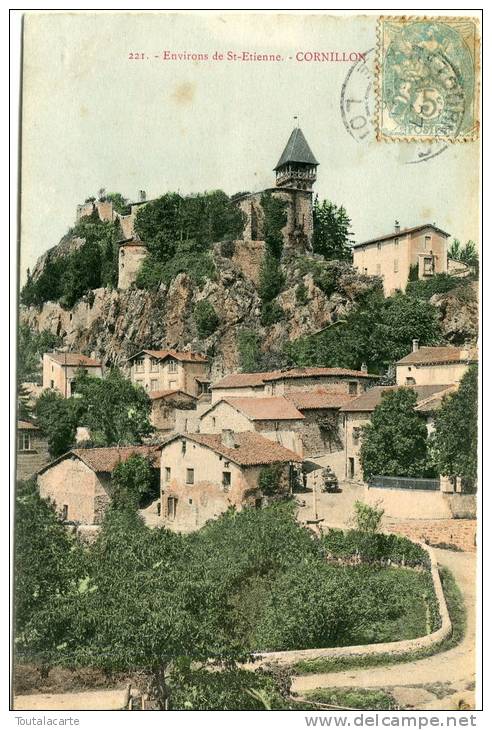 CPA 42 ENVIRONS DE ST ETIENNE CORNILLON 1905 - Saint Etienne